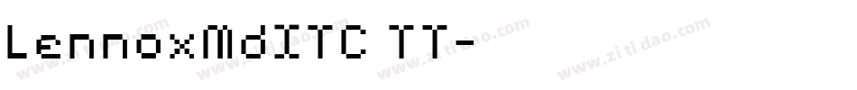 LennoxMdITC TT字体转换